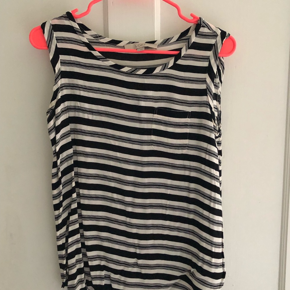 Loft stripped shirt.
